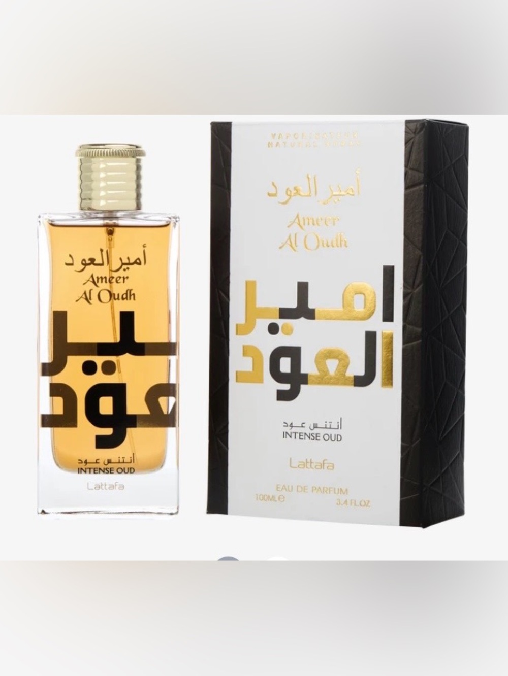 Lattafa Ameer Al Oudh Intense Oud Gold Fragrance 3.4 Oz